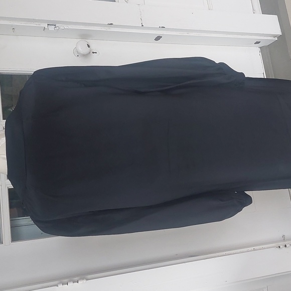 Bill Tice for Malcolm Starr Black Vintage Designer Shirt Dress size Med - Picture 7 of 13